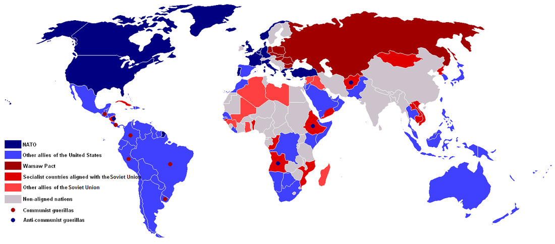Communism v. Democracy Map